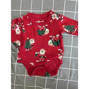 Santa Christmas bodysuit onesie